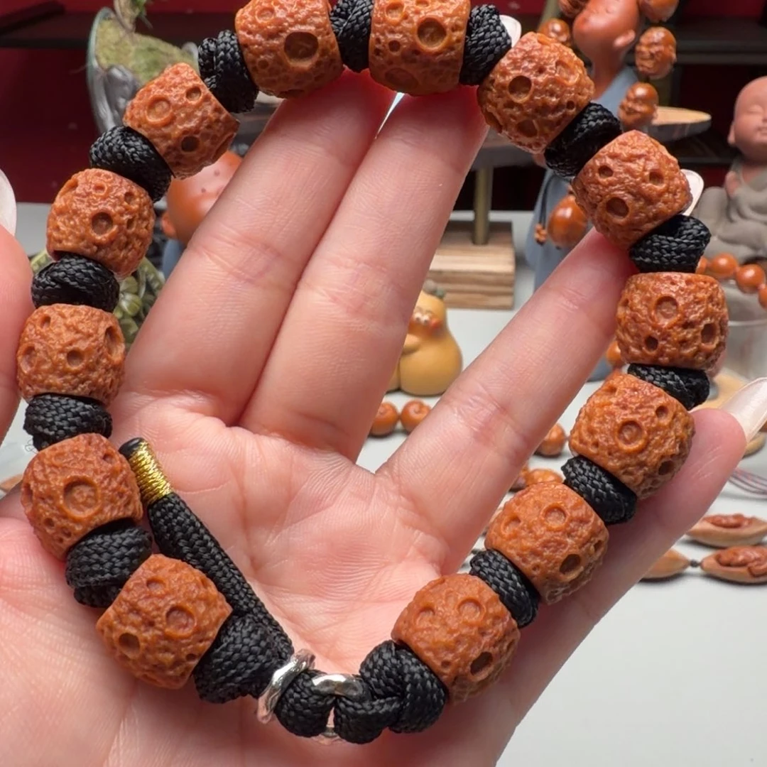 手串/手链橄榄核陨石坑