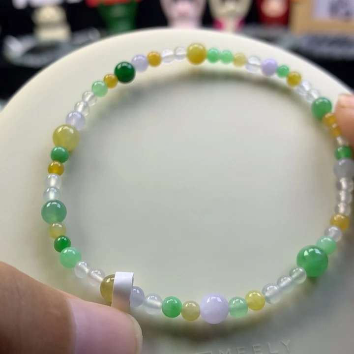 未镶嵌手链翡翠卡3-5.5