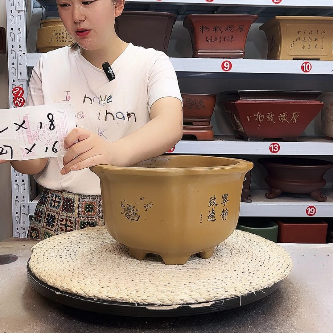 紫砂花盆紫砂花盆