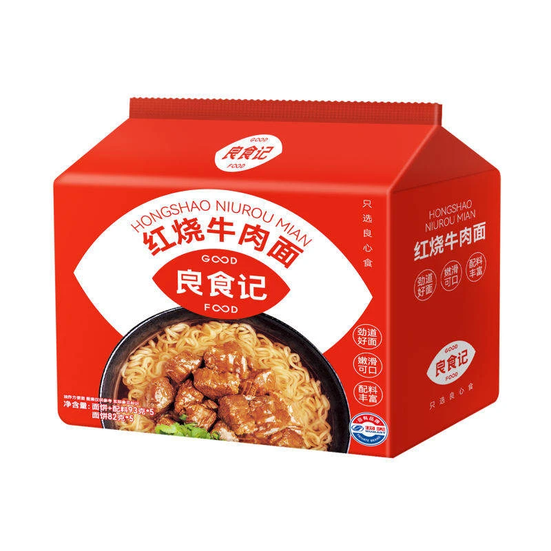 良食记大今野红烧牛肉面 93g*5