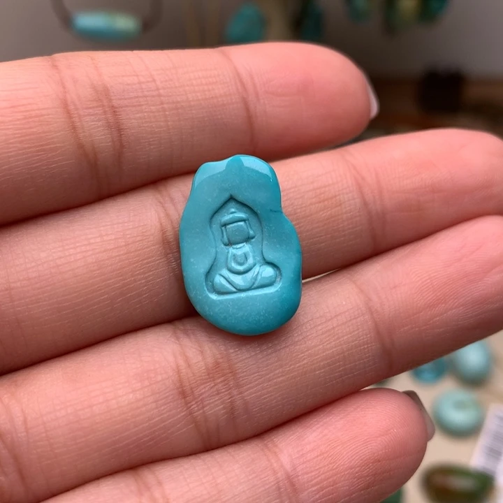 未镶嵌绿松石珠宝奇石