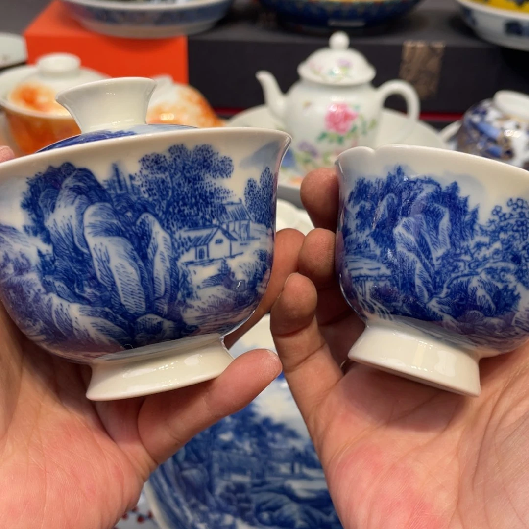 ?***雪景德镇景德镇瓷器