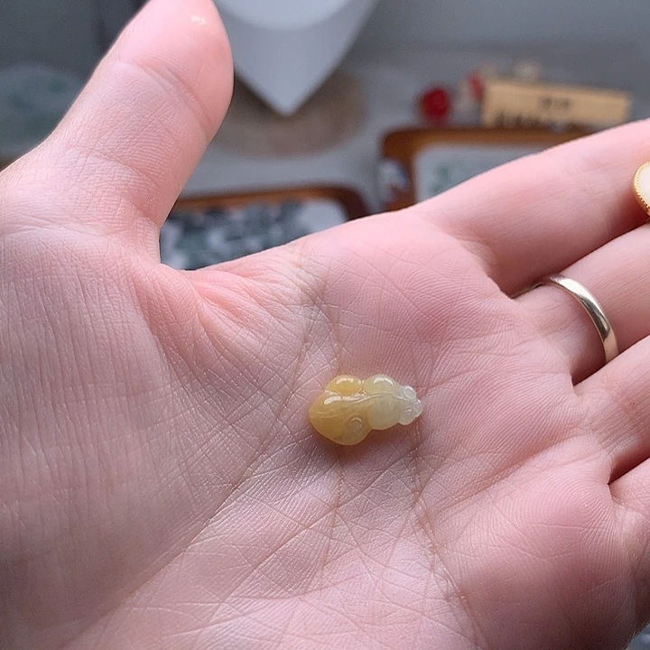 翡翠未镶嵌颈饰?金鱼
