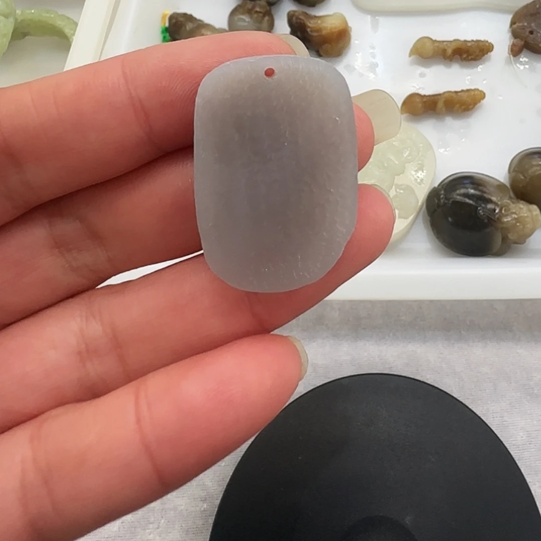 和田玉未镶嵌吊坠(不含链)