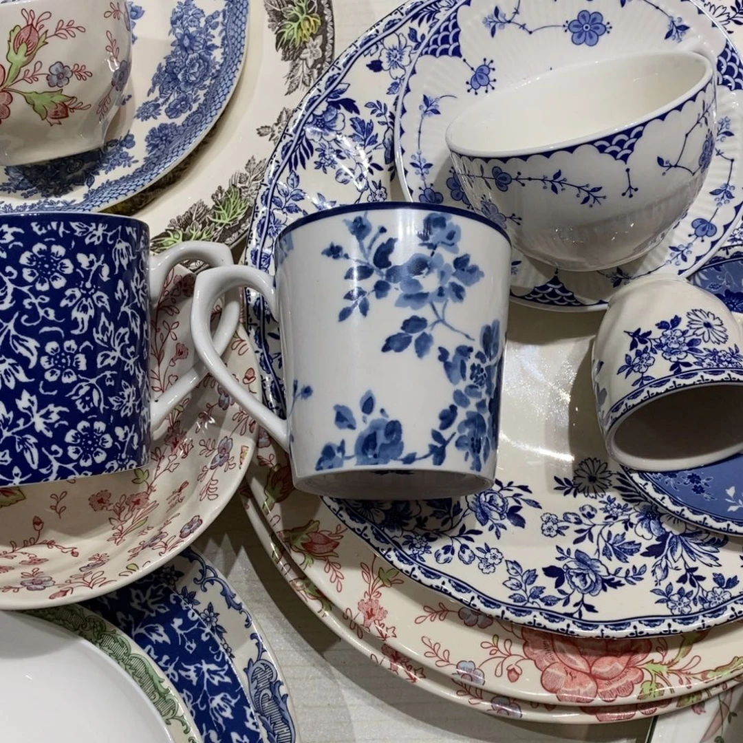 葡****瓷微瑕晕染马克杯一个