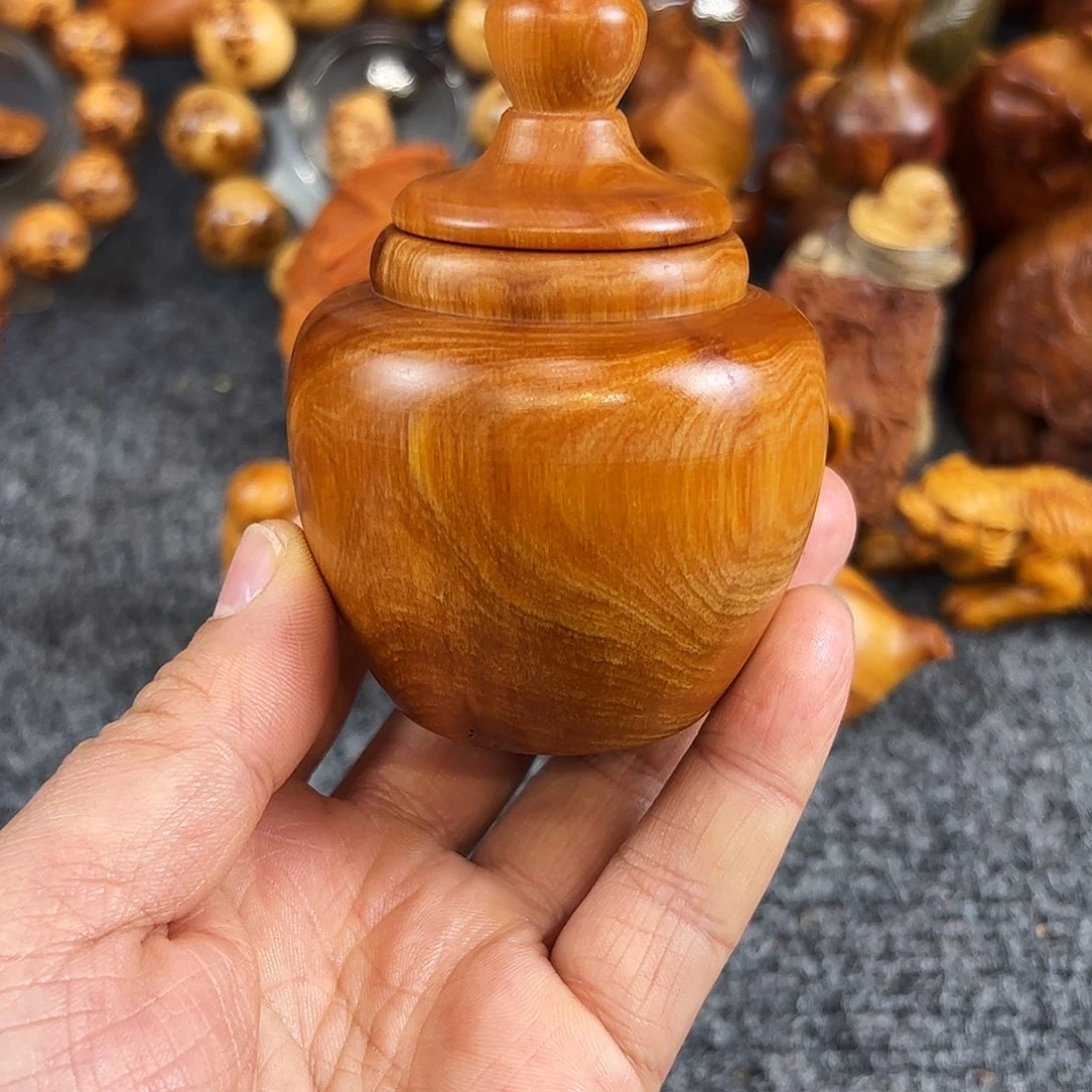 柏木太行崖柏黑油罐子