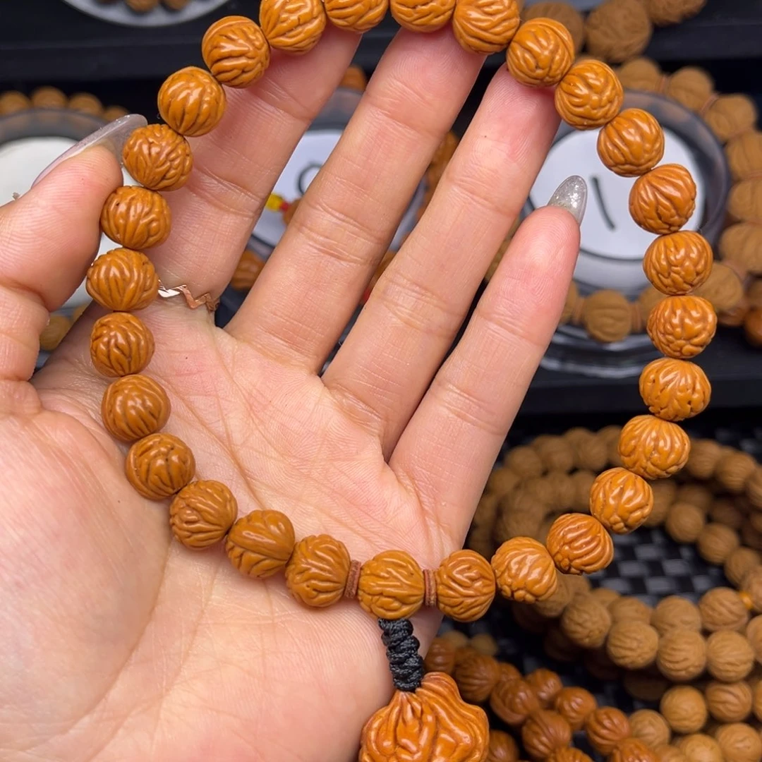 文玩核桃吊坠小金豆手持