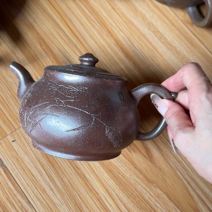 钓***客茶壶紫砂紫砂艺术作品