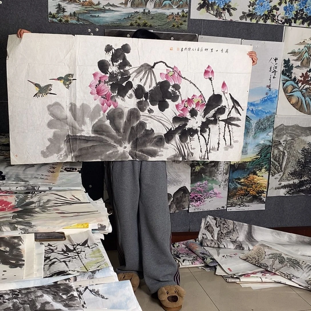 国画纯手绘手绘作品98