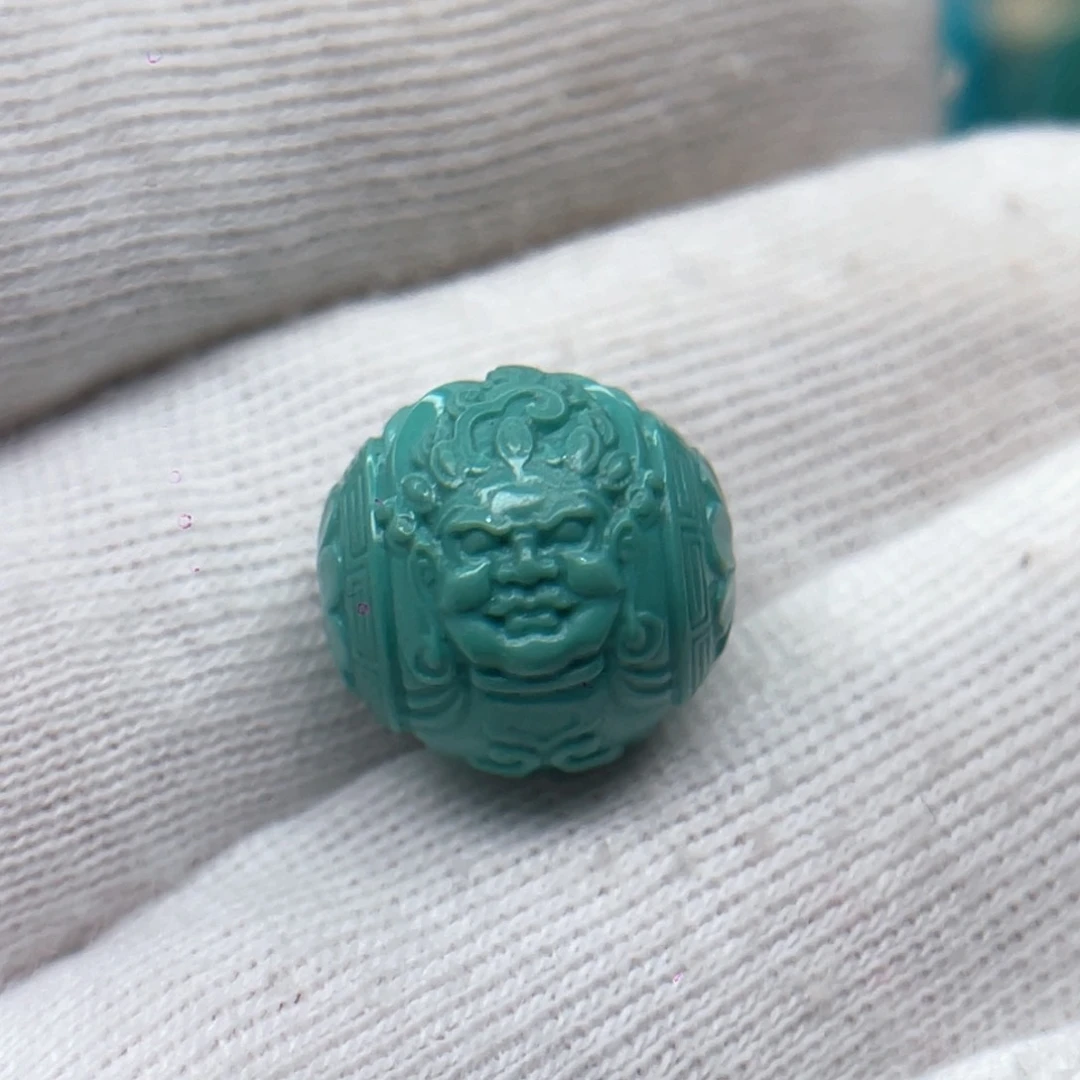 绿松石未镶嵌颈饰卡12.6