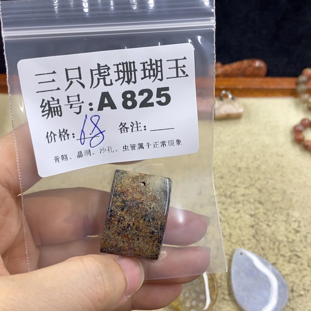 硅化珊瑚（珊瑚玉）1未镶嵌打****了