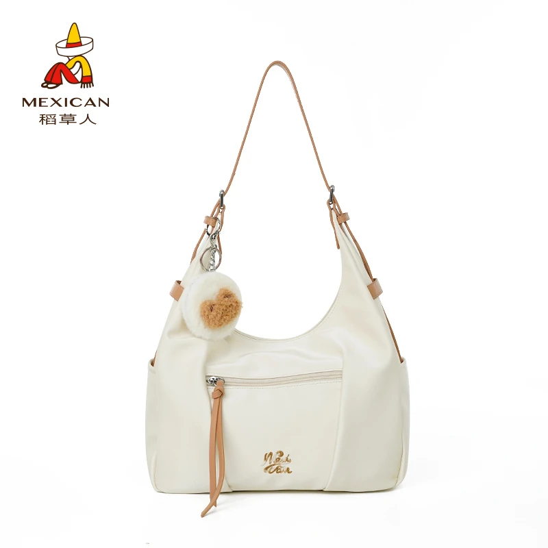 稻草人2025夏季新款大容量托特通勤单肩女