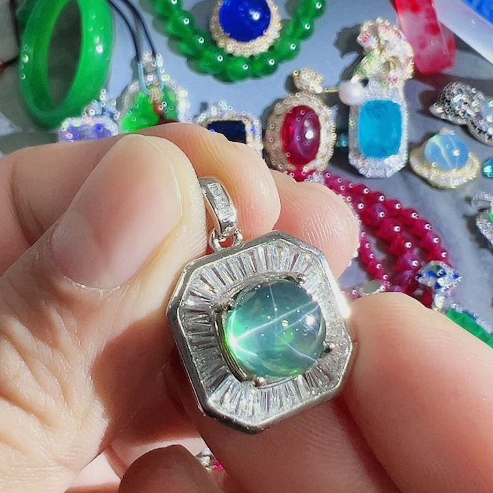 非金属红色满钻镶嵌