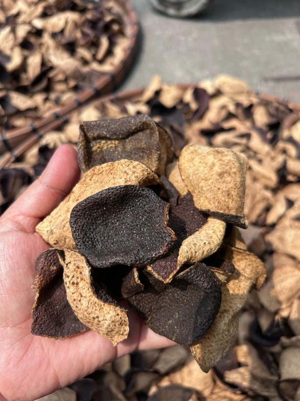 优雅蜜香新会南坦冬后大红皮八年老角皮可泡茶泡水烹调美食