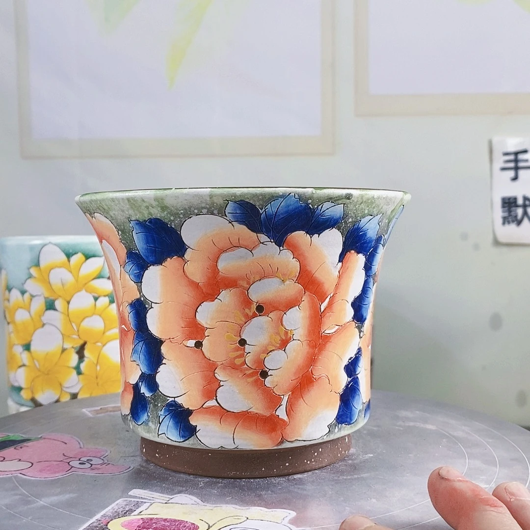 花盆紫砂满28包邮