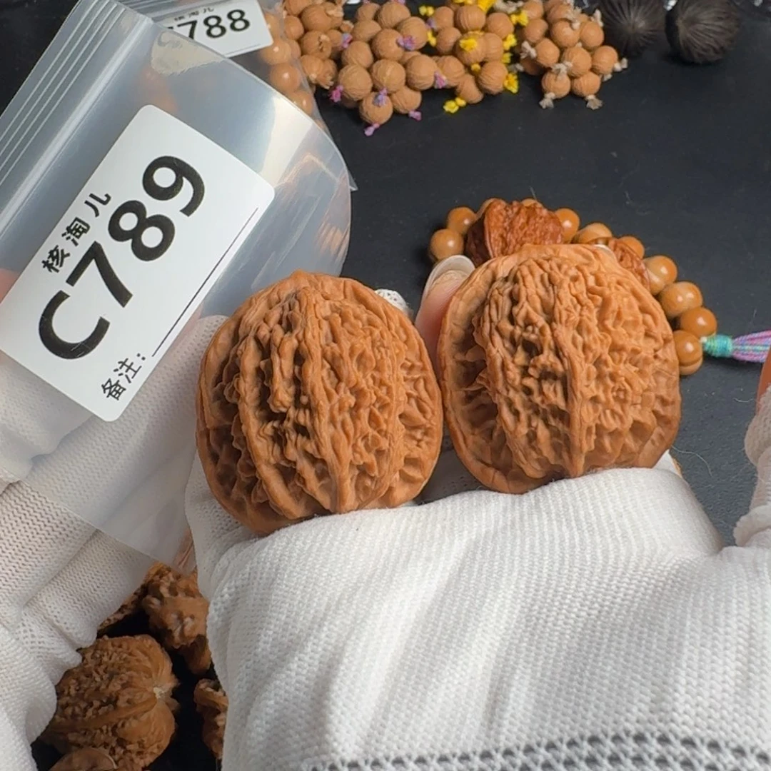 把件文玩核桃42+虎头C789