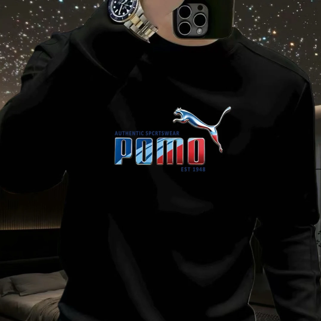 美式复古秋冬男士重磅潮牌欧货重工时尚卫衣修身轻奢高级感痞帅