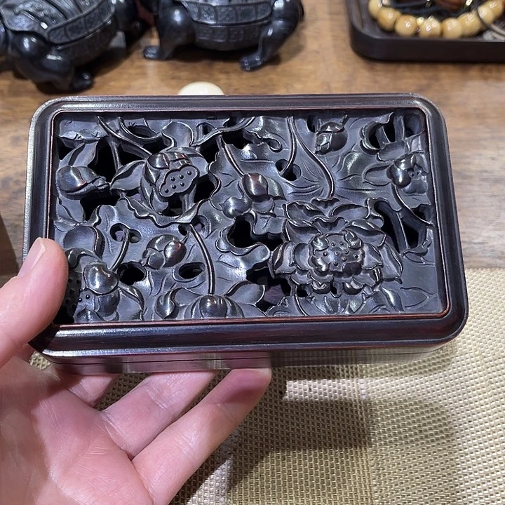 香榧木陈*精品黄花梨和紫檀木器摆件