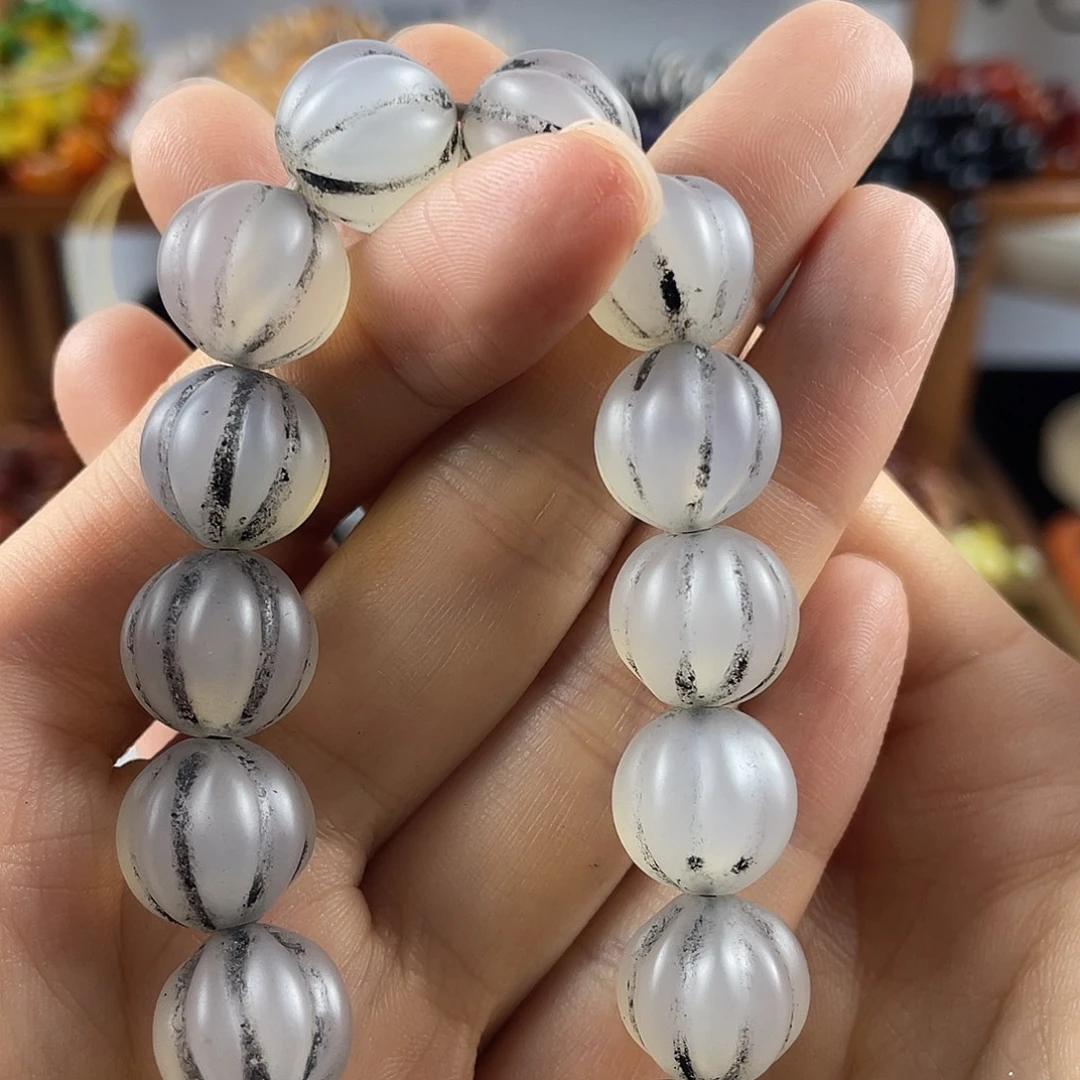 蓝***鼠玛瑙/玉髓未镶嵌车挂