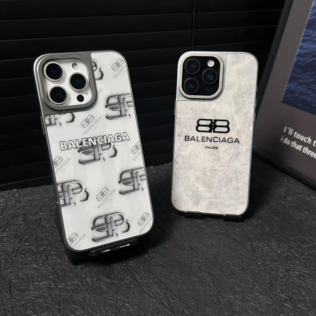 电镀巴家潮牌磁吸壳适用苹果iphone1716151413promax情侣手机壳