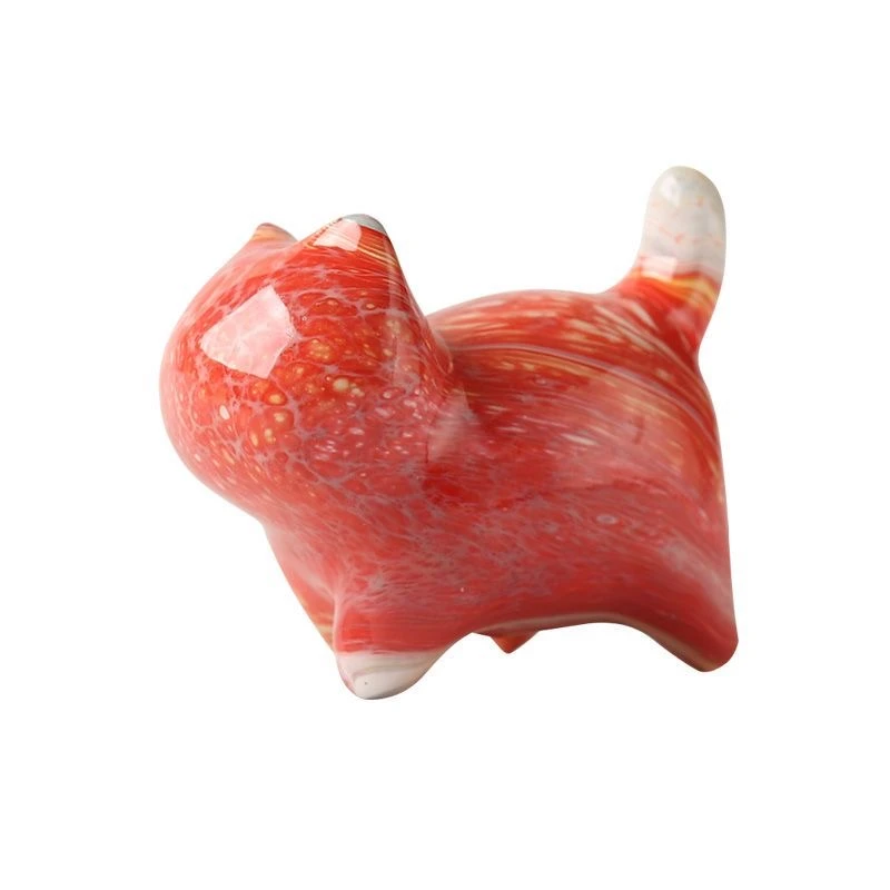 【漆漆八八】微瑕精致非遗大漆自信猫文玩工艺品摆件猫咪小猫