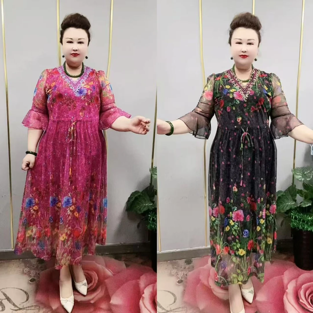 50111款时尚百搭大码沙滩裙