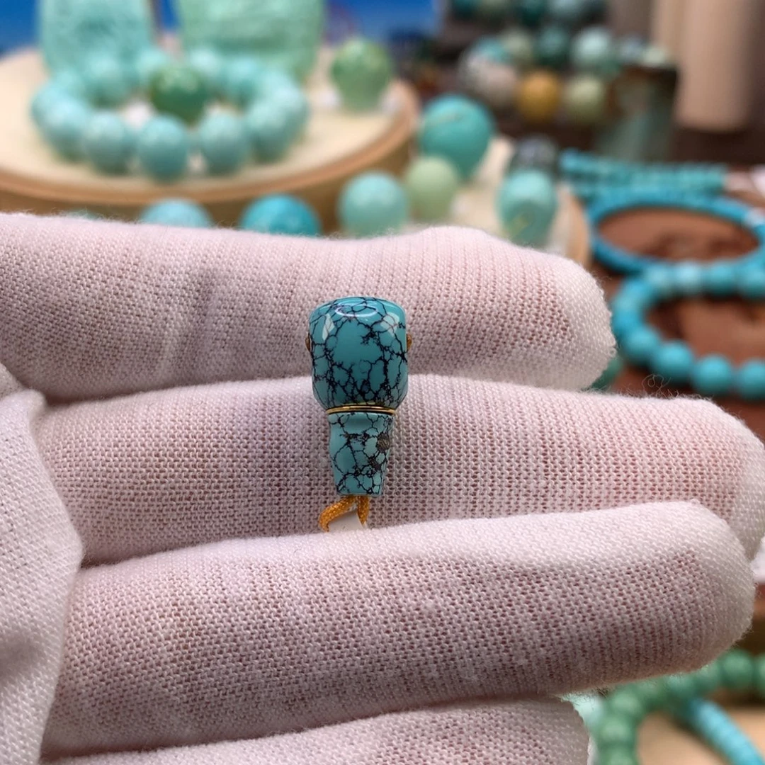 绿松石未镶嵌珠宝奇石8.8mm