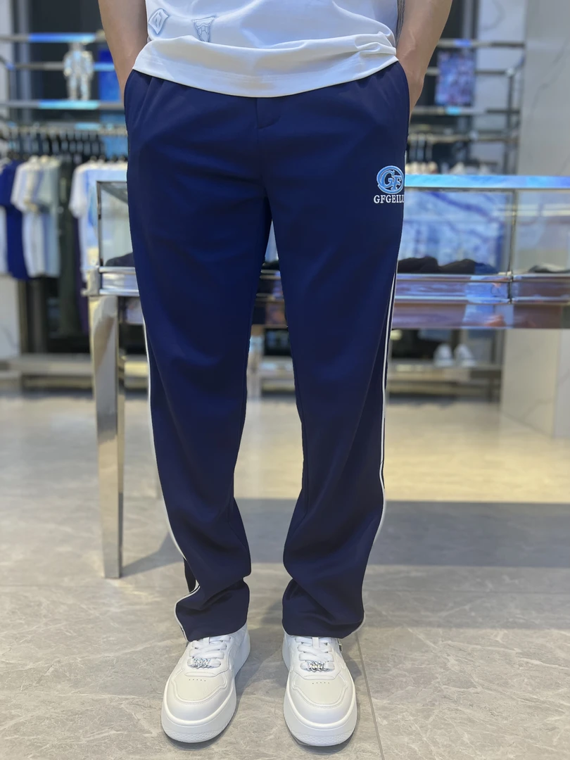 意大利GFGEFEILU轻奢高端男士春夏款直筒休闲裤