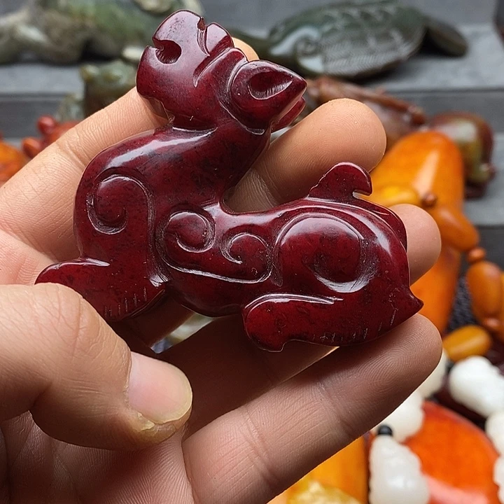 未镶嵌蛇纹石玉颈饰仔***吃