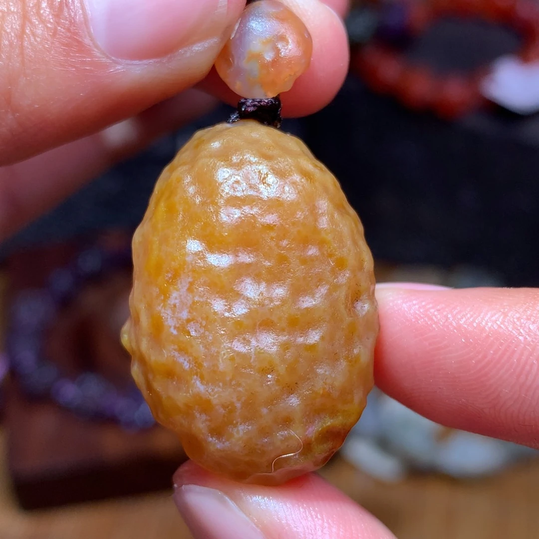 未镶嵌玛瑙/玉髓珠宝半成品