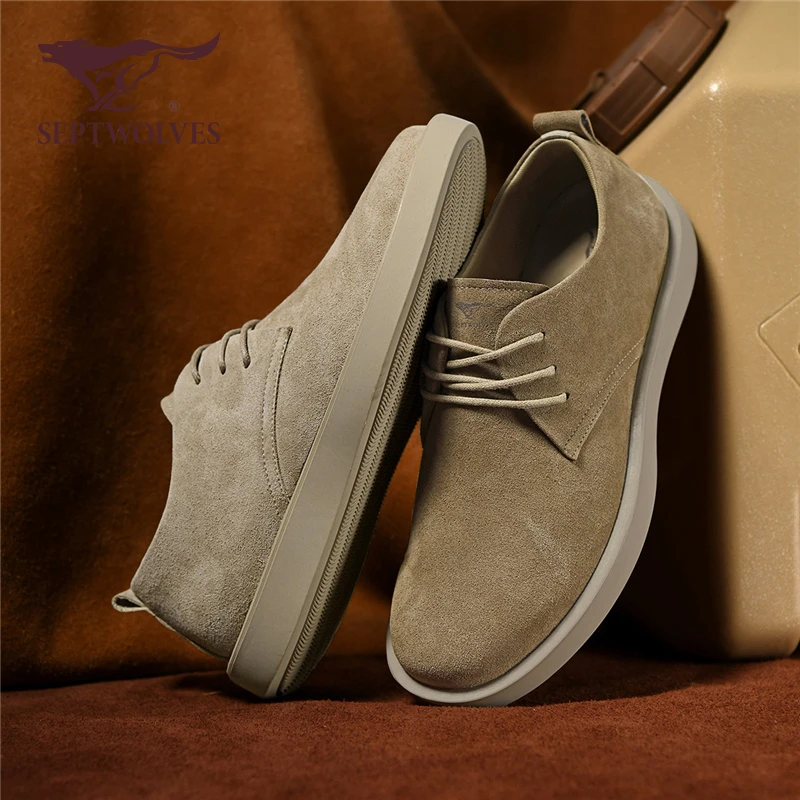 七匹狼男鞋秋冬季复古时尚百搭休闲工装鞋男士轻便防滑耐磨马丁靴