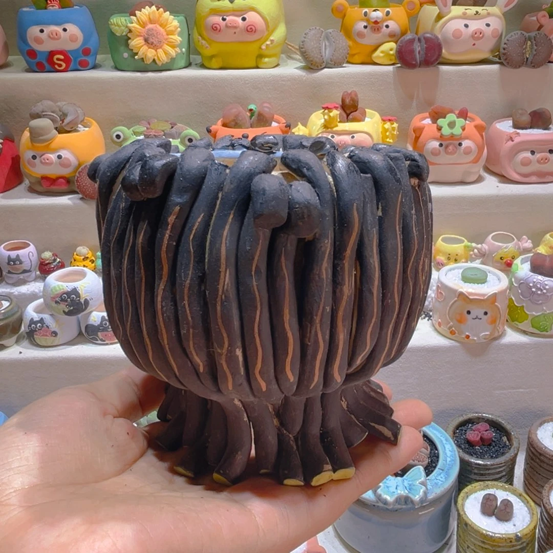 137纯手工制作重工盆盆romo
