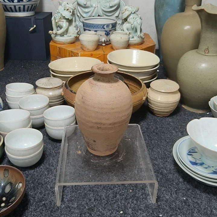 紫砂茶盘唐*小梅瓶子一个全品