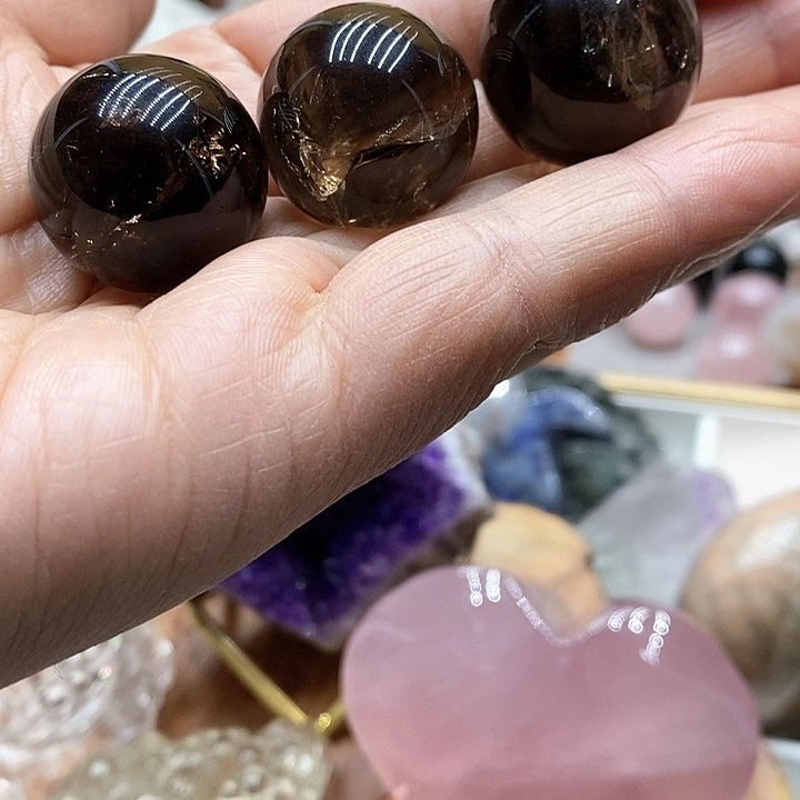 【闪购商品】未镶嵌珠宝半成品水晶水晶球