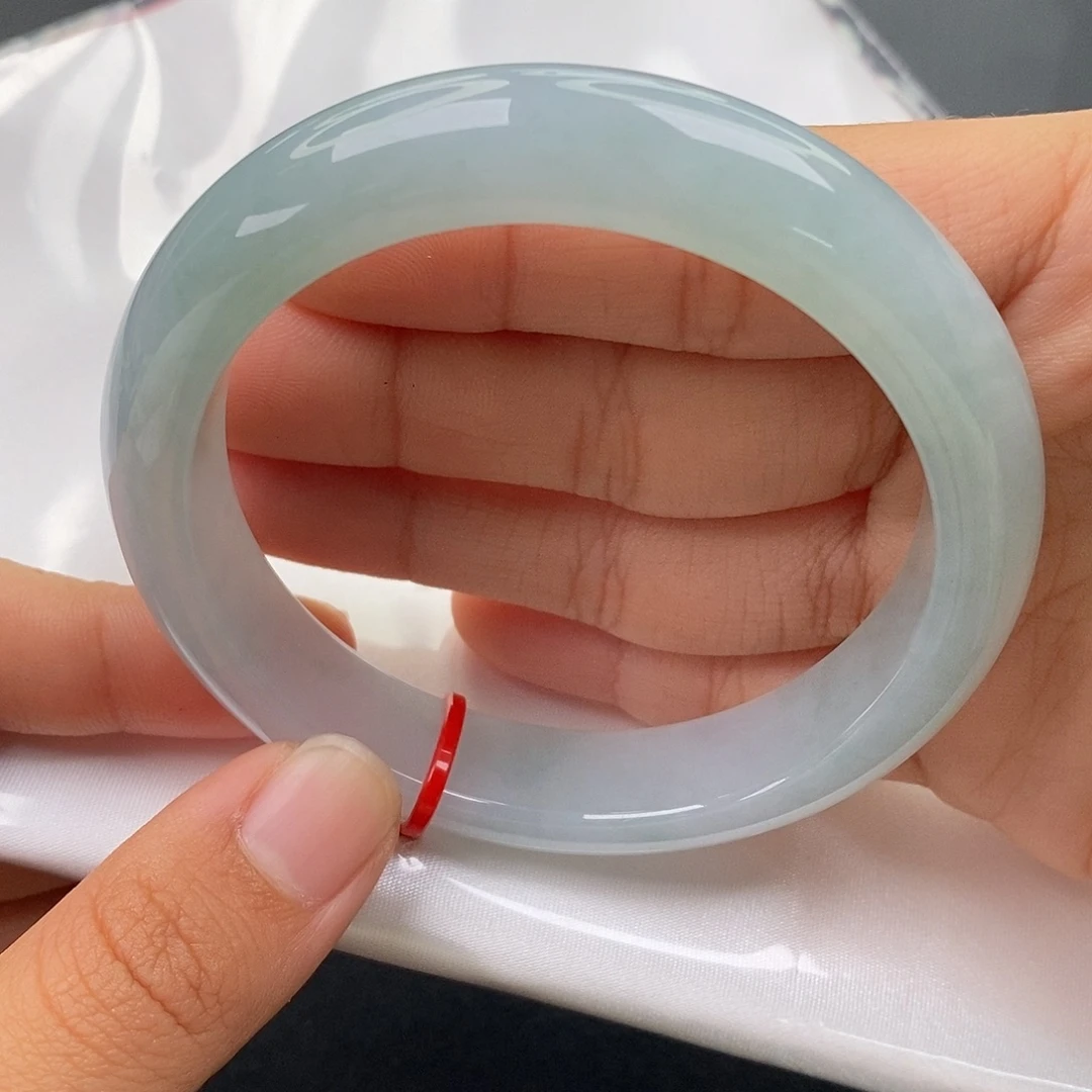 翡翠未镶嵌手镯58正圈