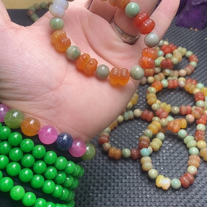 玛瑙/玉髓合金手链