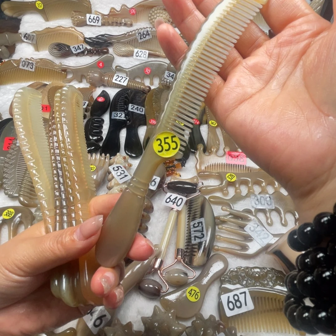 牛角梳福利款梳子
