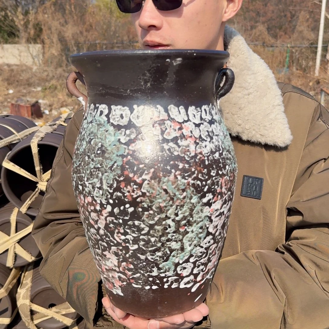 紫砂摆件口20高32（一个姹寂耳朵