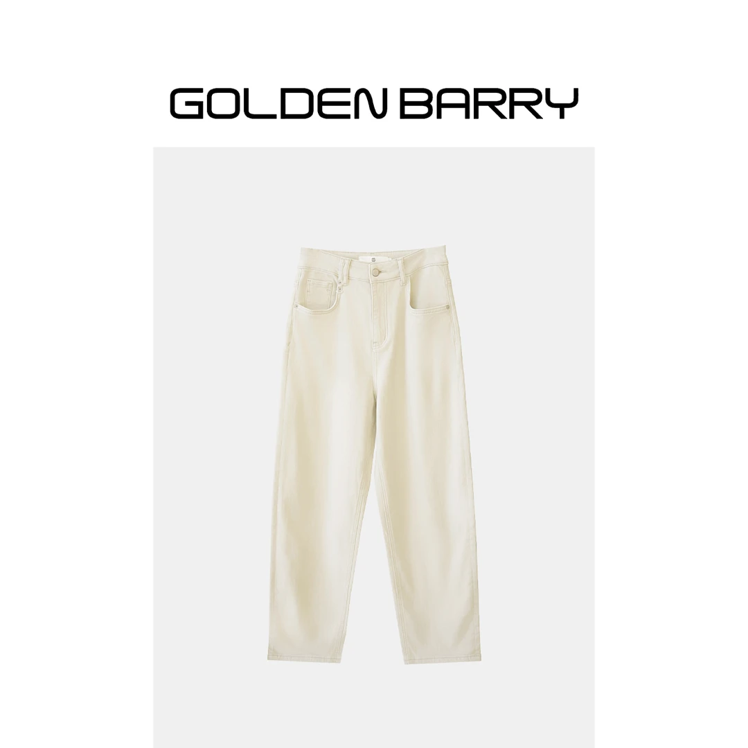 GOLDENBARRY|505101磨毛萝卜裤