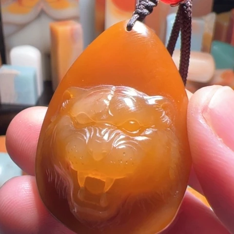 老***刻其他寿山石老挝北部黄印石印章