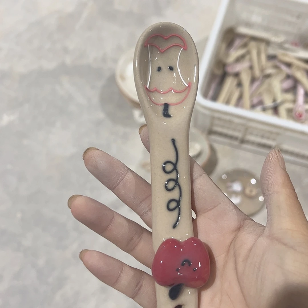 摆件手绘微瑕勺子