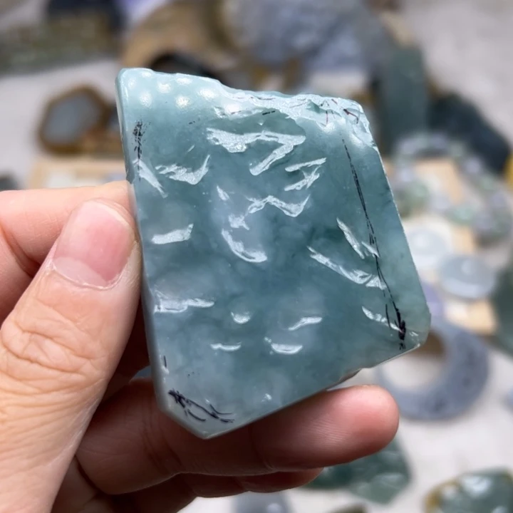 定制翡翠未镶嵌毛料