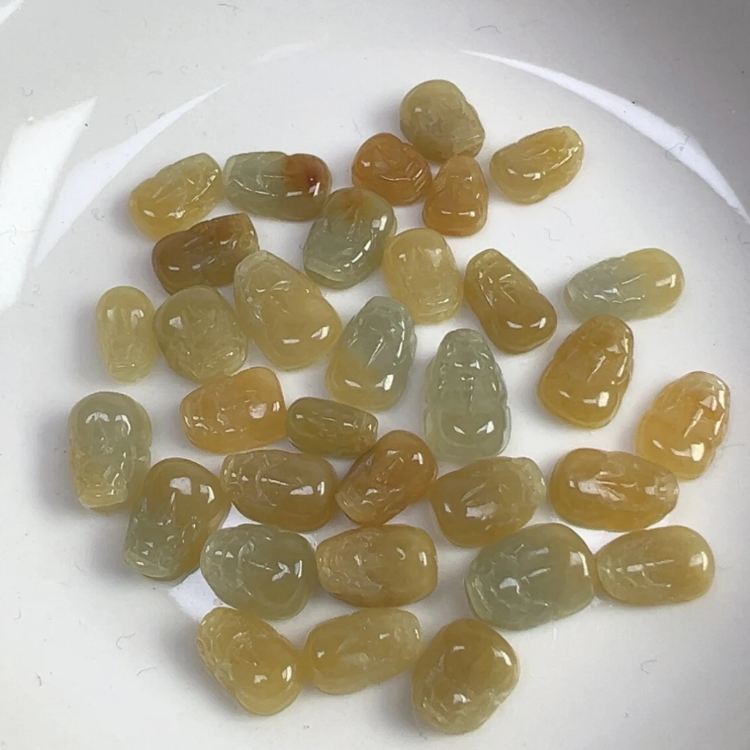 翡翠散珠翡翠貔貅一个可挑