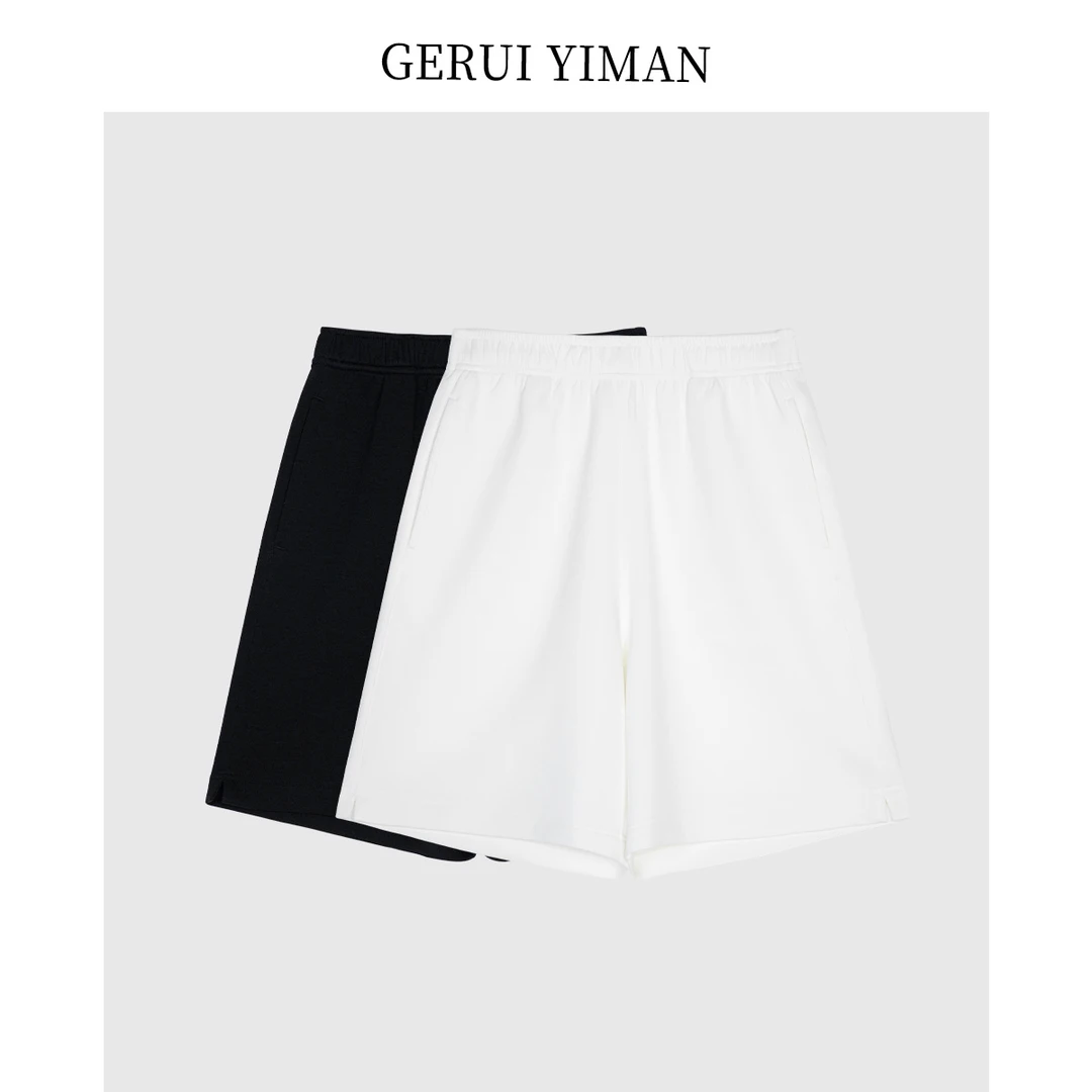 格瑞依曼2025年夏季短裤透气弹力空气层女裤微胖大码百搭休闲裤