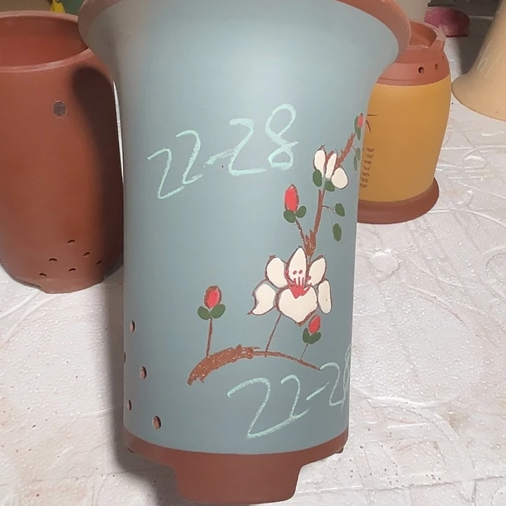 紫砂花盆紫砂兰花盆直播抢购中