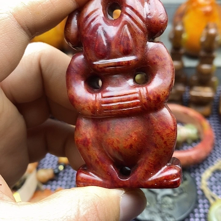未镶嵌蛇纹石玉颈饰
