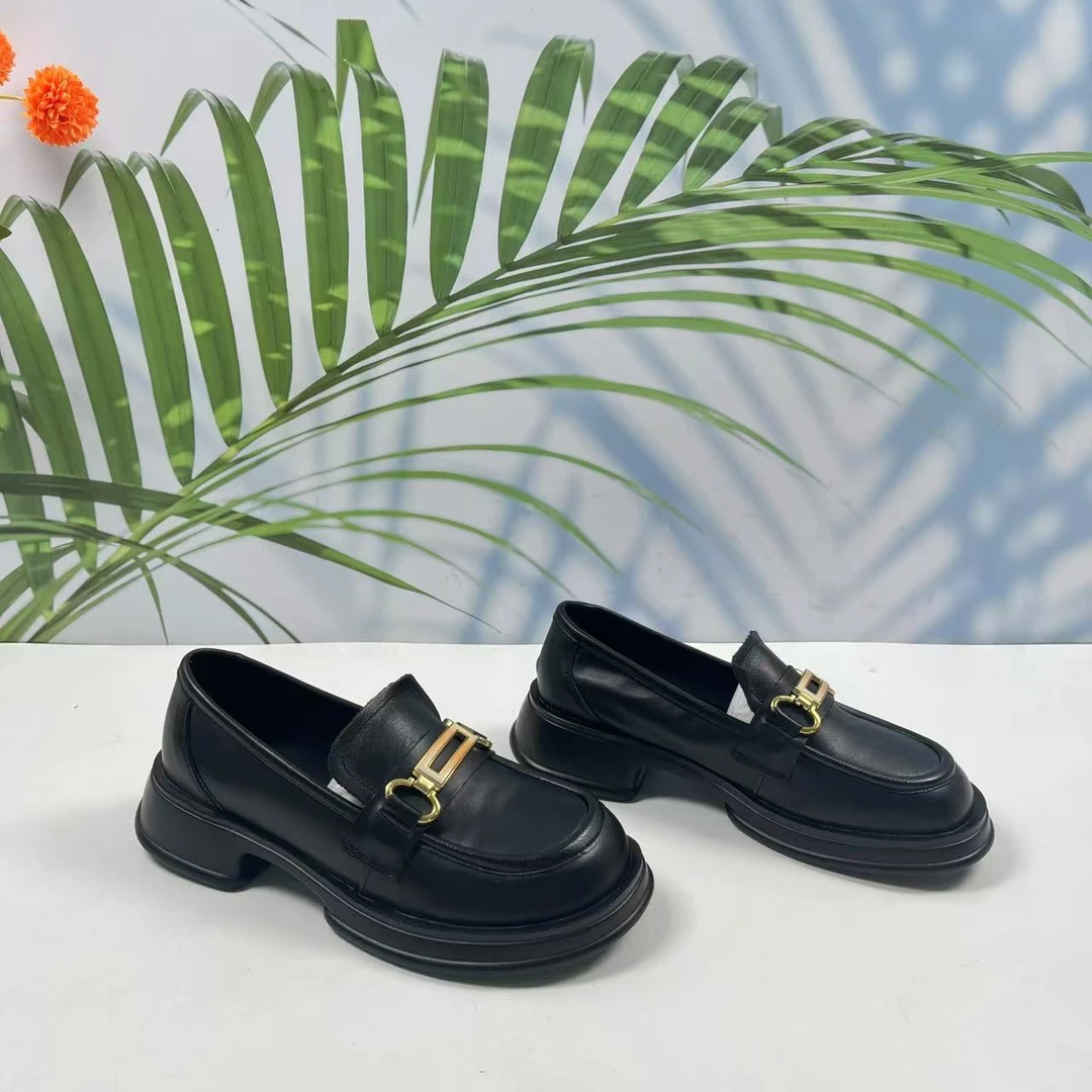 小强家女鞋 春秋百搭舒适乐福鞋（F03-2-1）（802-5）