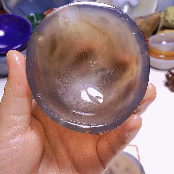 玛瑙/玉髓，未镶嵌蓦*晗