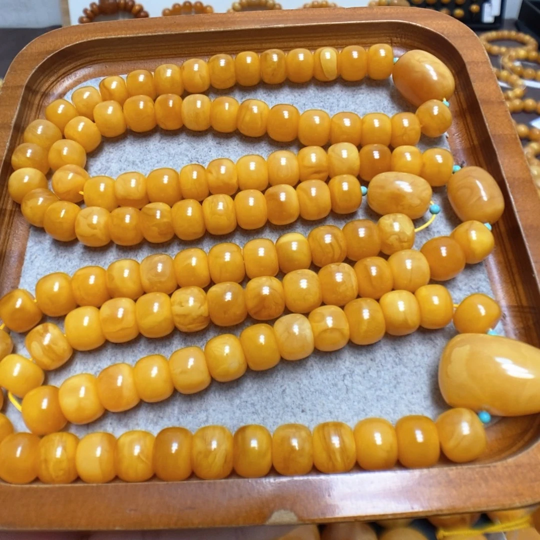 蜜蜡手串未镶嵌蜜蜡