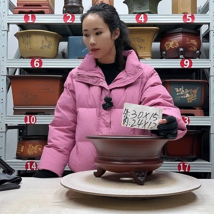 紫砂花盆紫砂花盆